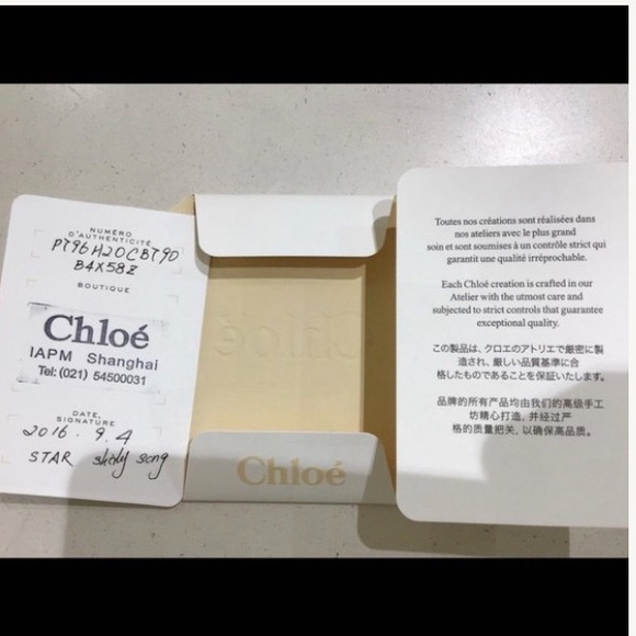 SOLD Chloé Faye Mini Wallet Crossbody Motty Grey - Picture 14 of 15